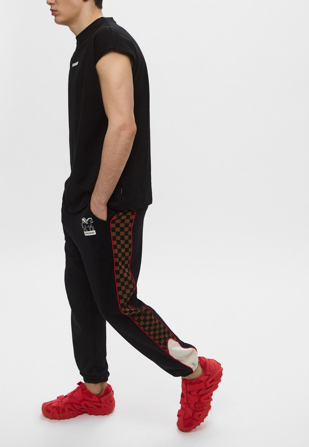 TRIPLE PANTS BROWN SP692EBRWN/CHECK SPRAYGROUND