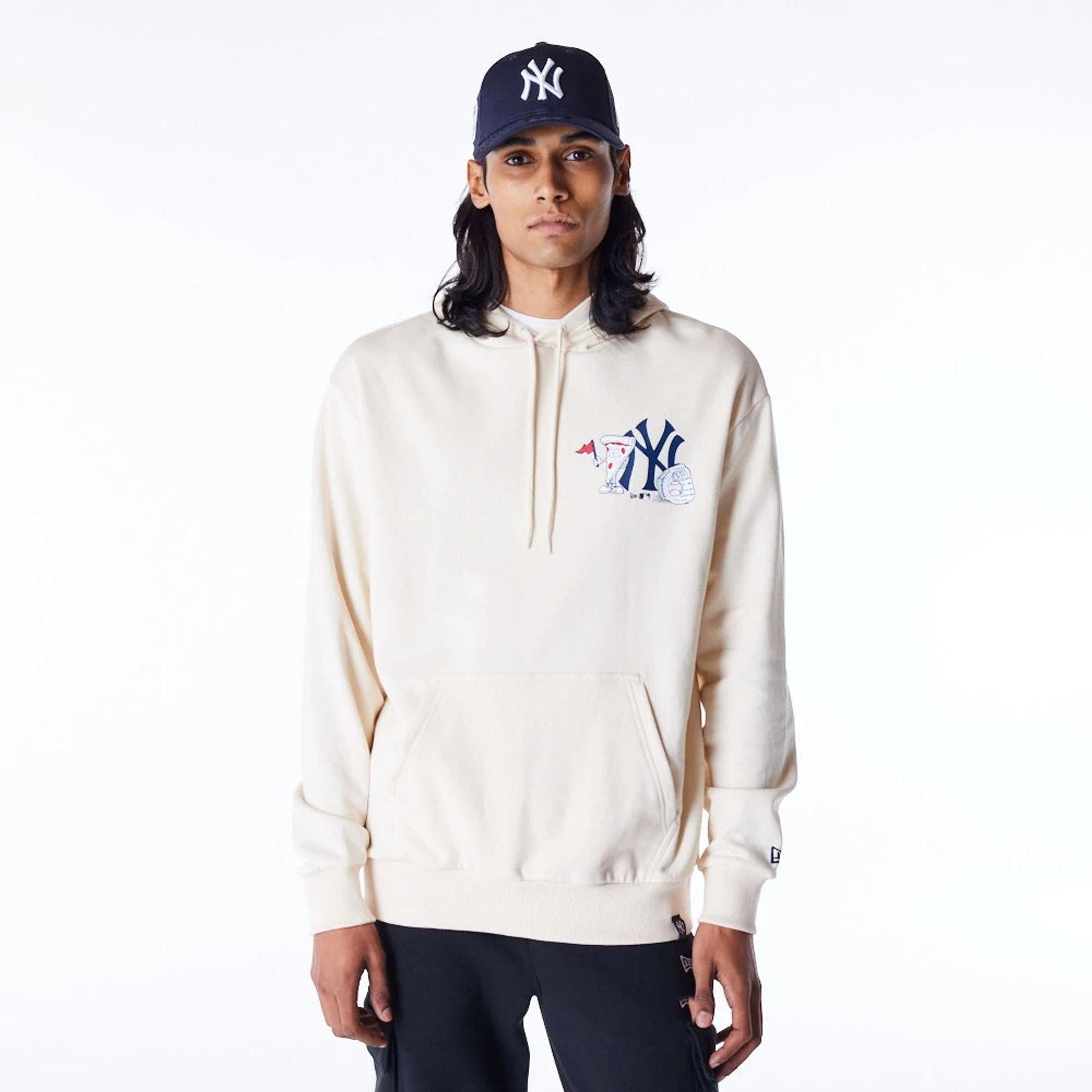 MLB FOOD GRPHC OS HOODIE NEYYAN  LTCNVY 
