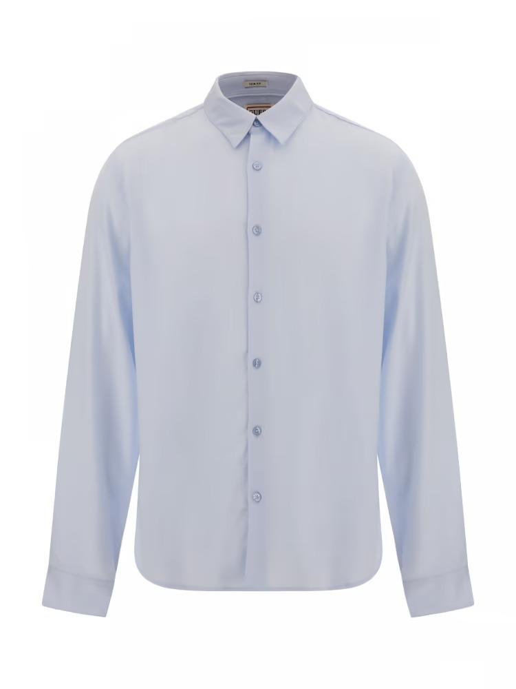 LS ECO RAYON SOLID SHIRT 