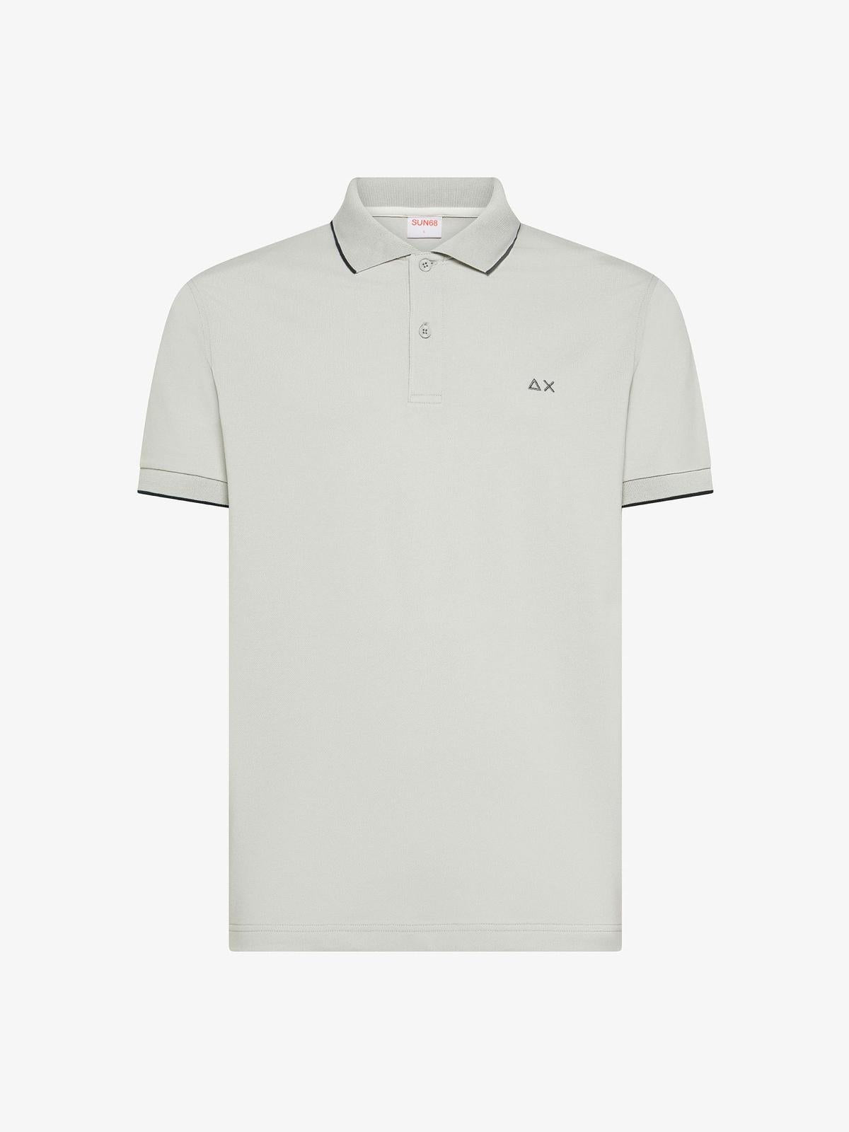 POLO SMALL STRIPE ON COLLAR S/S 