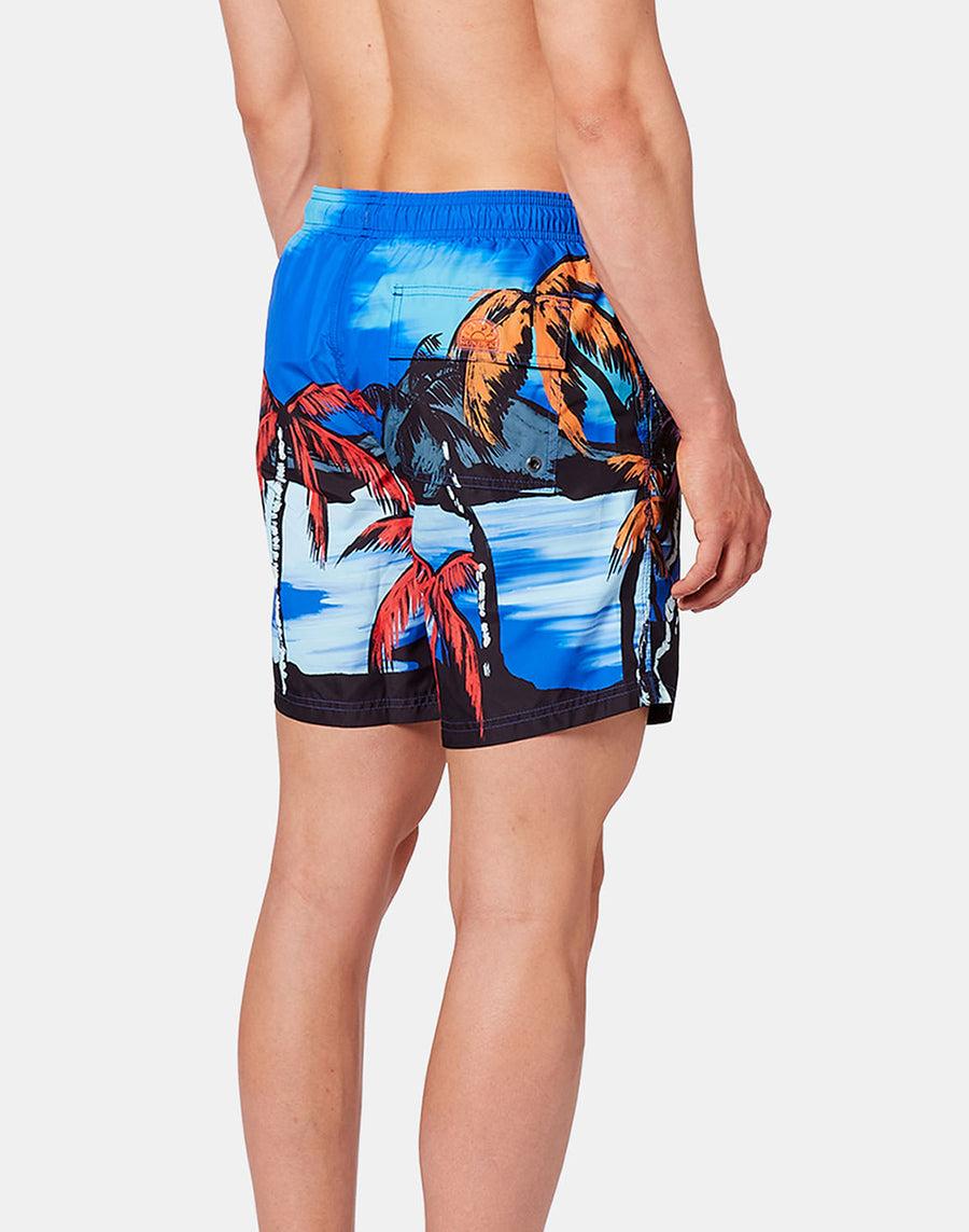 PRINTED SWIM TRUNKS 