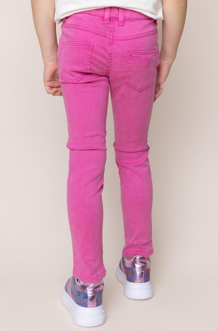 STRETCH SATEEN SKINNY PANTS 