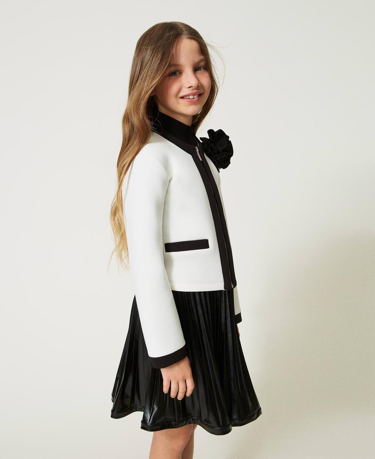 GIACCA IN SCUBA CON DETTAGLI A CONTRASTO 232GJ2170/02866 TWINSET