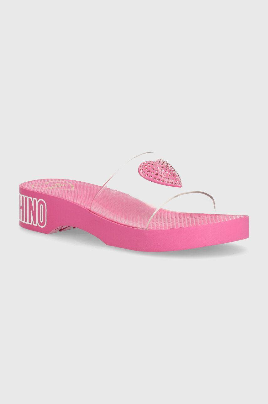 SABOTD.EVA45 GOMMA TRASP/FUXIA 