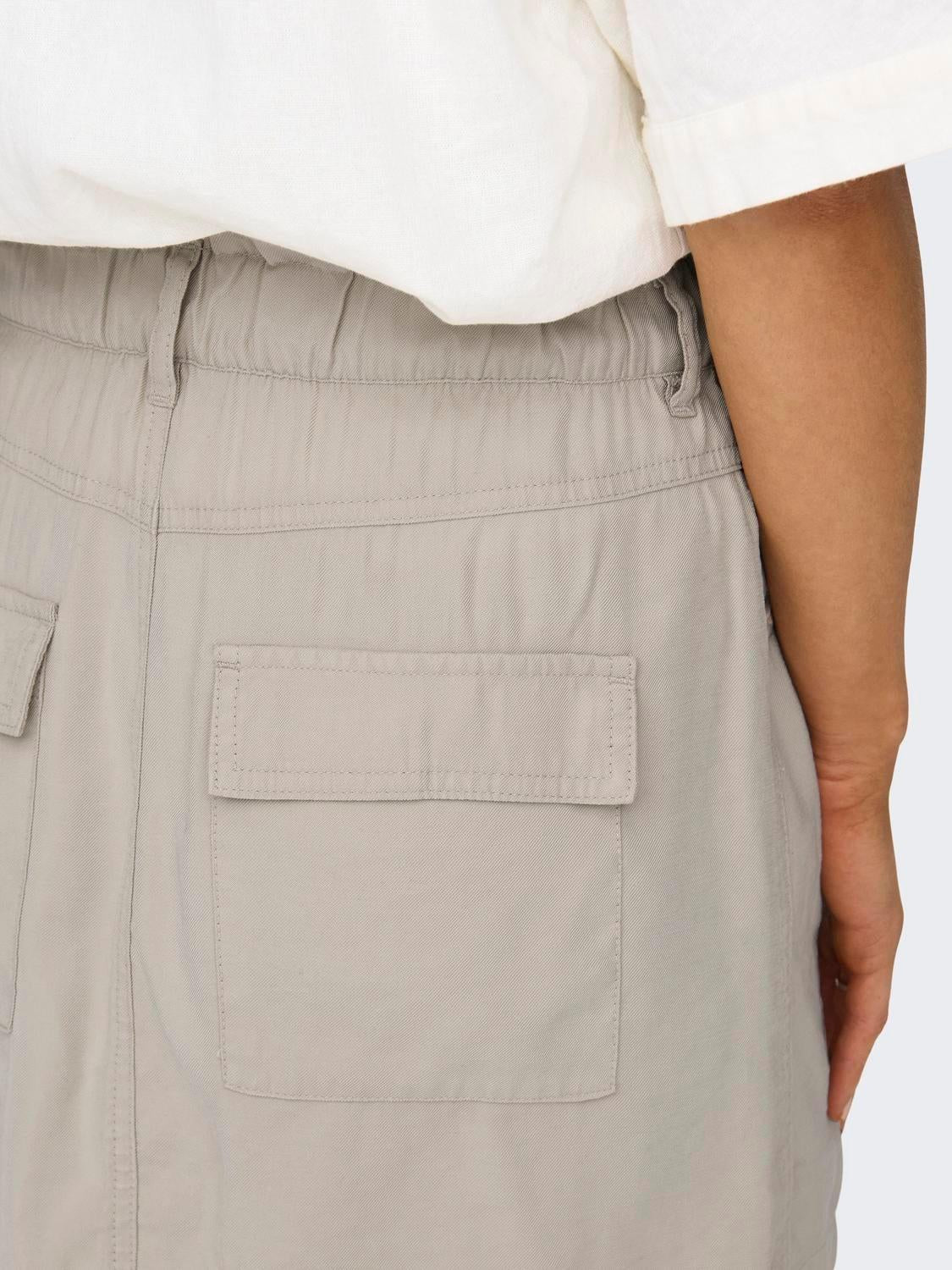 ONLOVA-ARIS LIFE HW CARGO SKIRT PNT 