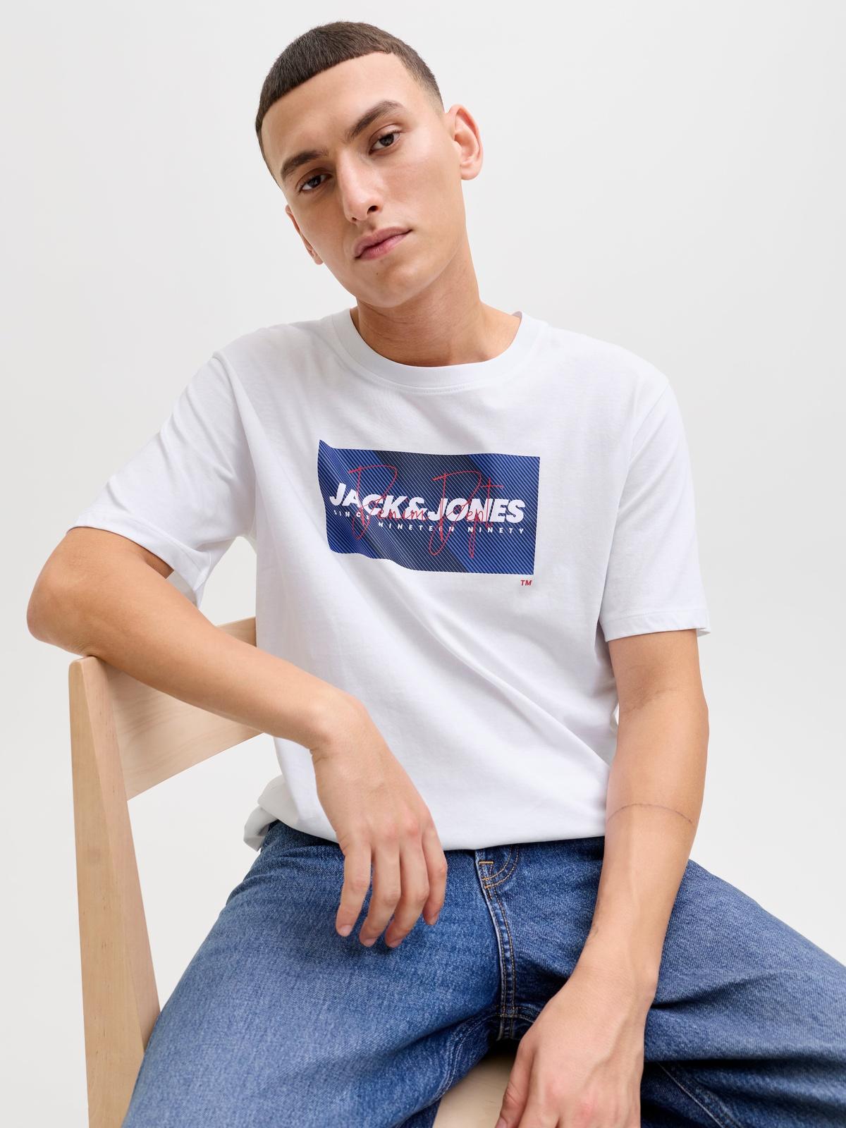 12288492/Bright White JACK AND JONES