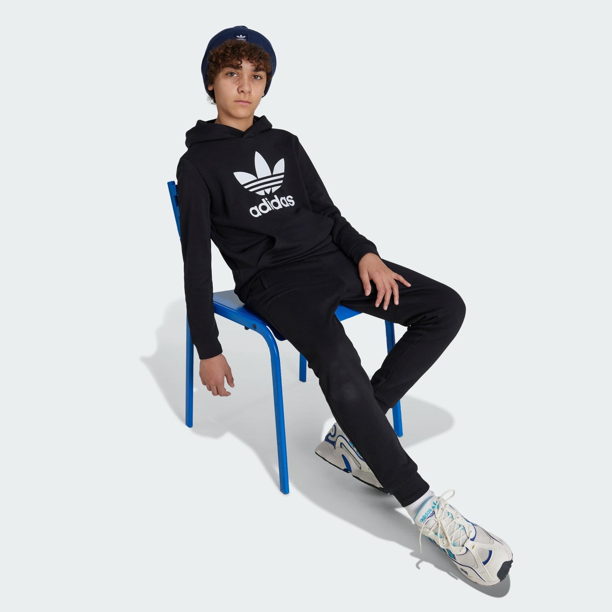 TREFOIL HOODIE      BLACK 