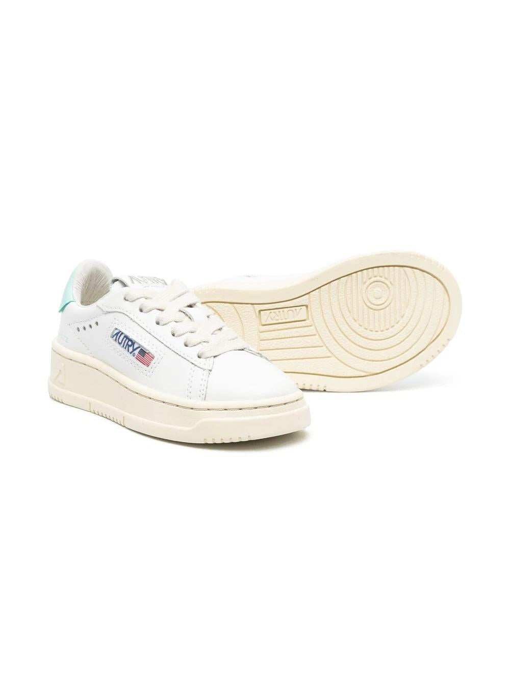 DALLAS KIDS  LOW KID LEAT/LEAT WHT/TURQ KDLKLL17-LL17 AUTRY