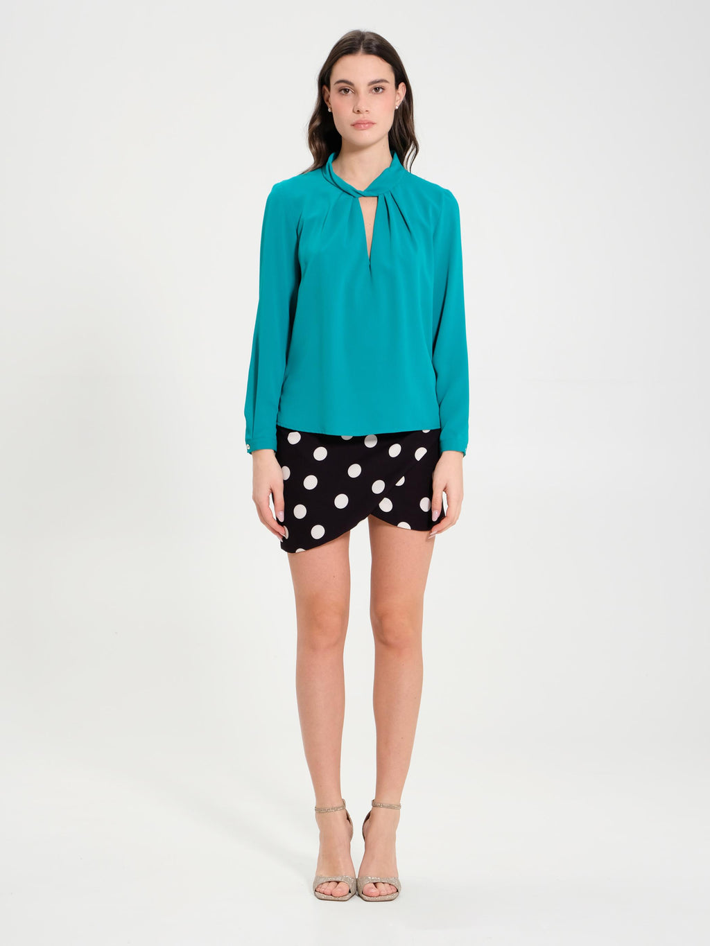 BACI LORENZI-P BLUSA SFIANCATA CFC0117765003/B520 RINASCIMENTO