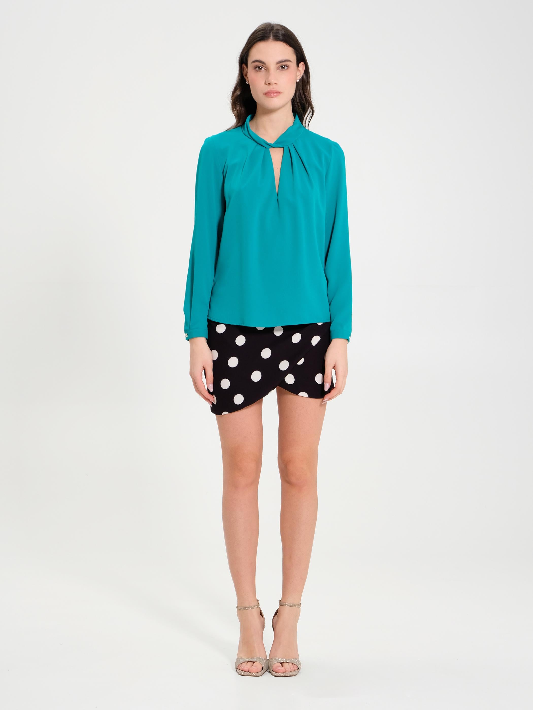 BACI LORENZI-P BLUSA SFIANCATA CFC0117765003/B520 RINASCIMENTO