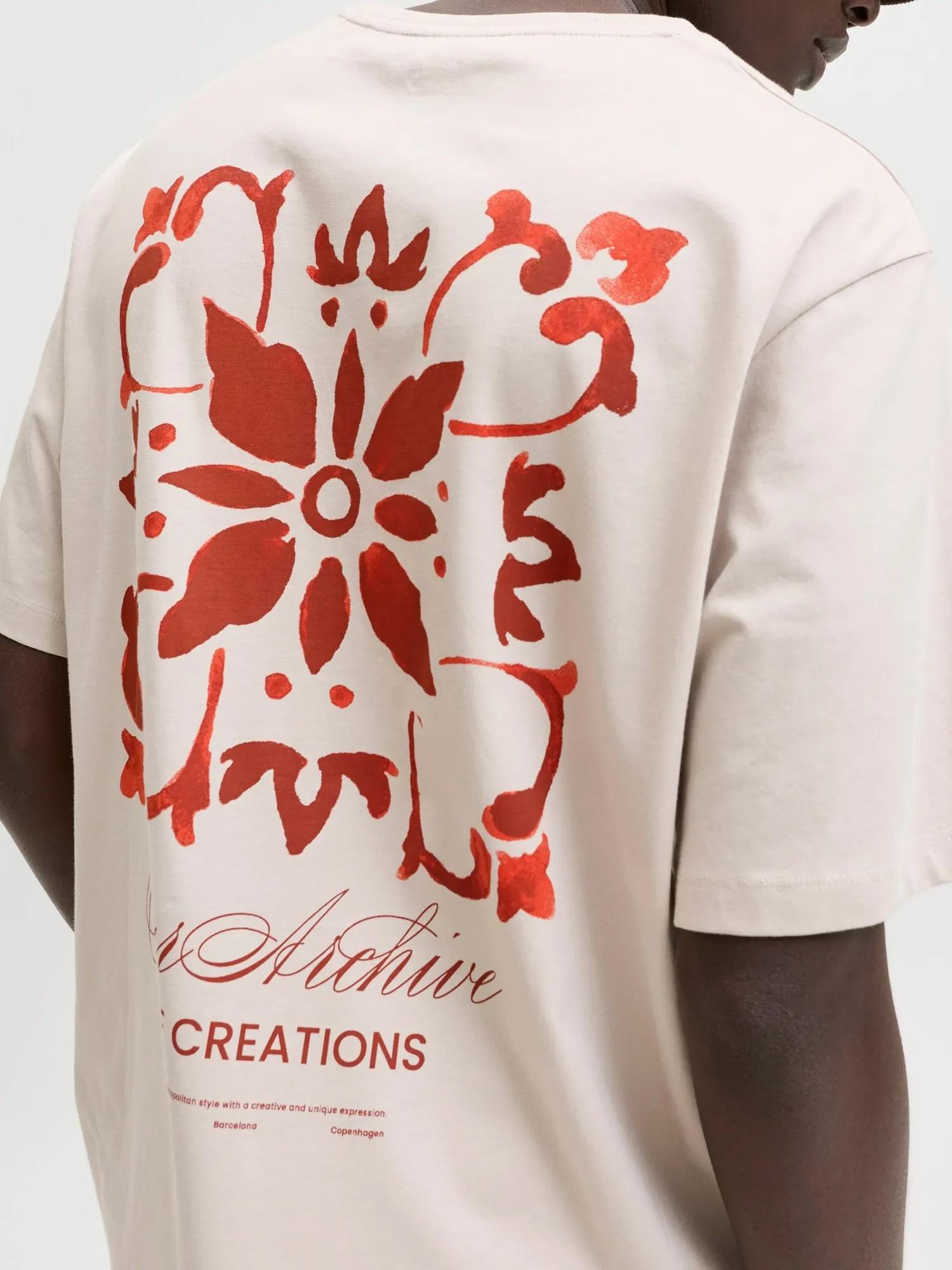 JJART PRINT TEE SS CREW NECK 