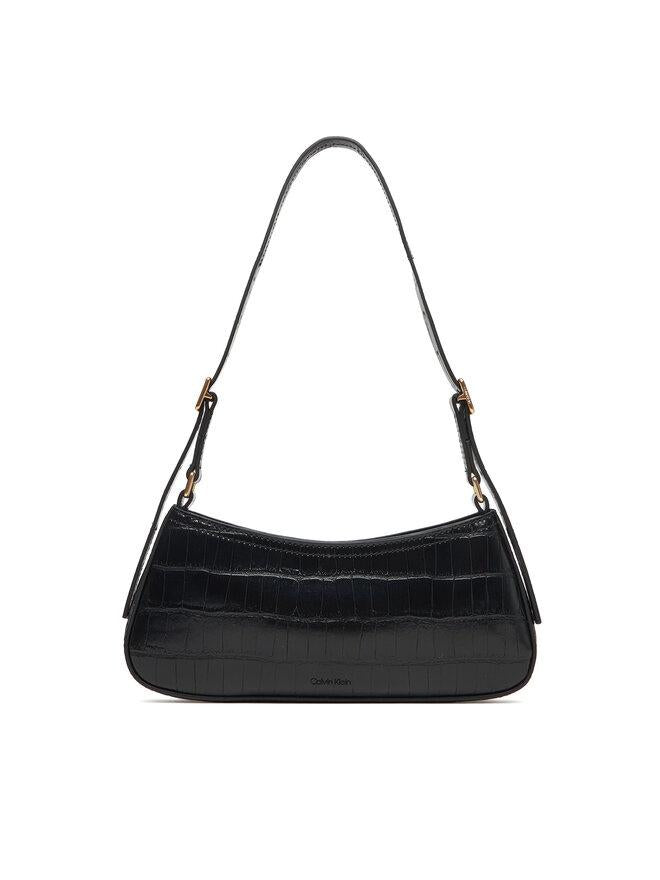 CK CROC SMALL SHOULDER BAG 