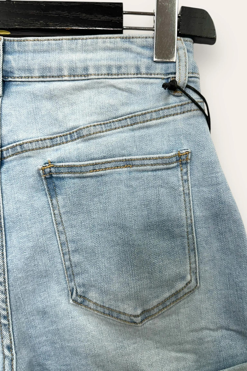 Shorts di jeans con tasche davanti 