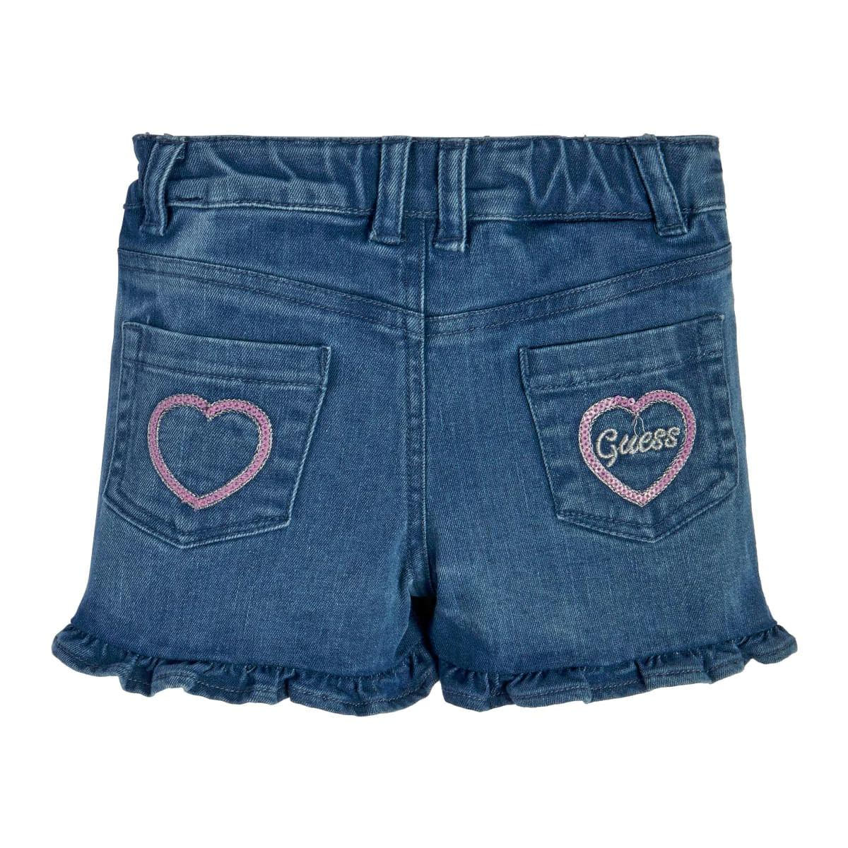 STRETCH DENIM SHORTS 