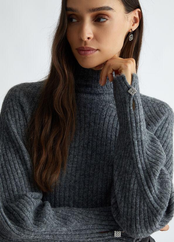 MAGLIA CHIUSA M/L WF4361MA57P/02065 LIU JO