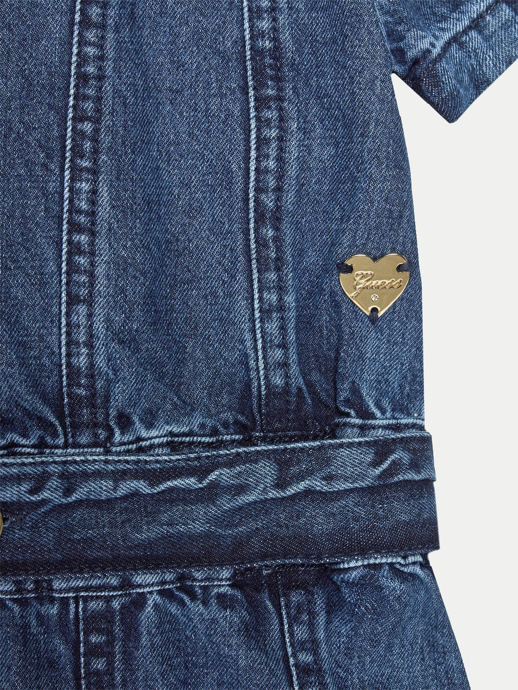 DENIM SS DRESS 