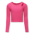 ONLY KIDS KOGNESSA LIFE L/S CUT OUT TOP BOX JRS
