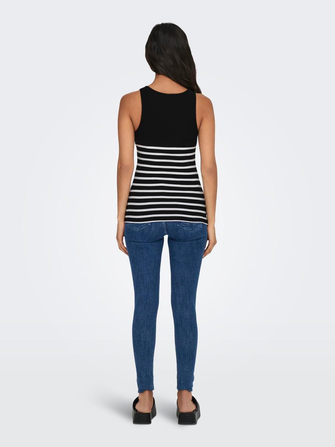 ONLKENYA RIB STRIPE TANK TOP JRS NOOS 