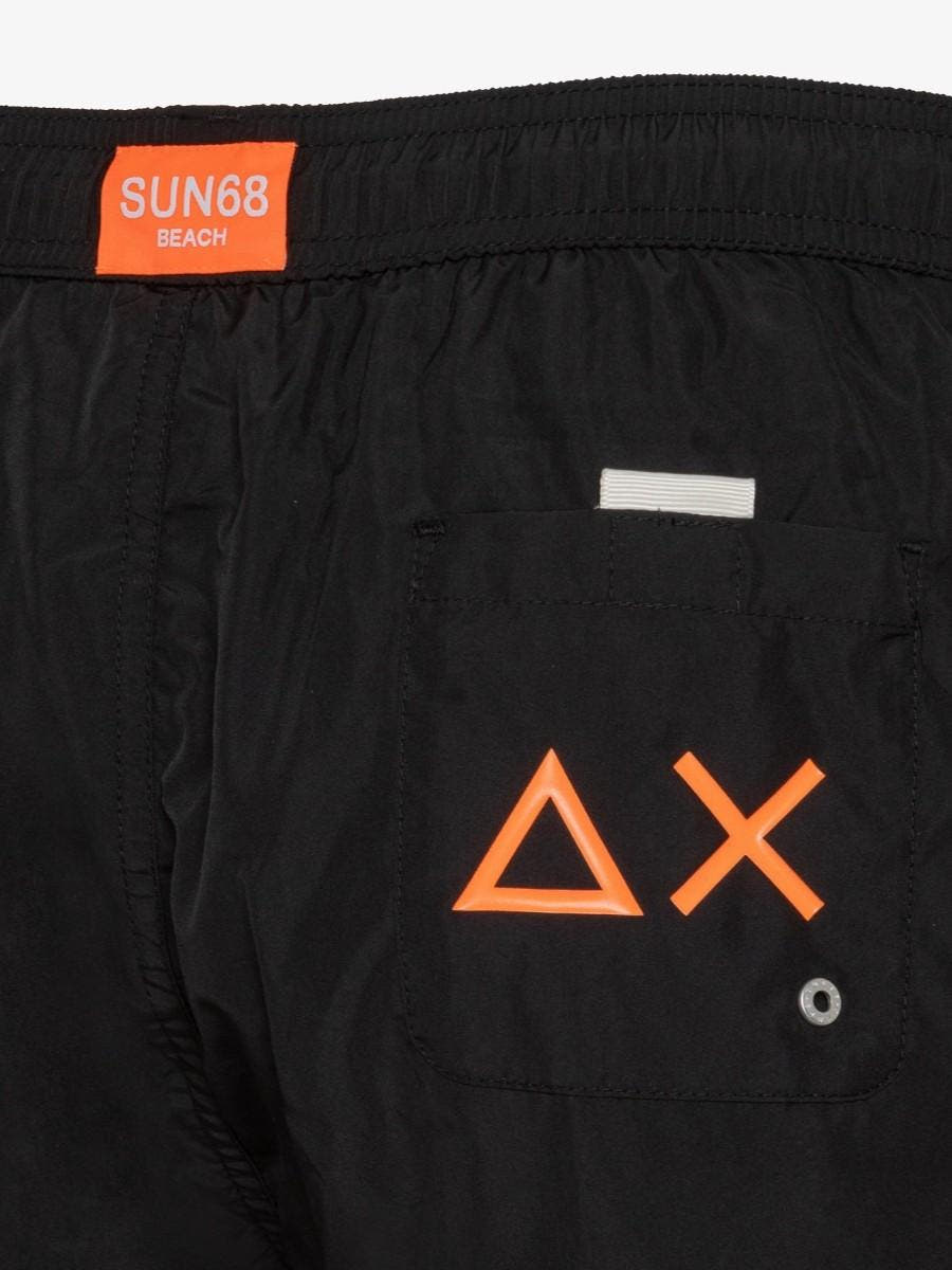 SWIM PANT WITH MACRO LOGO ON FRONT 