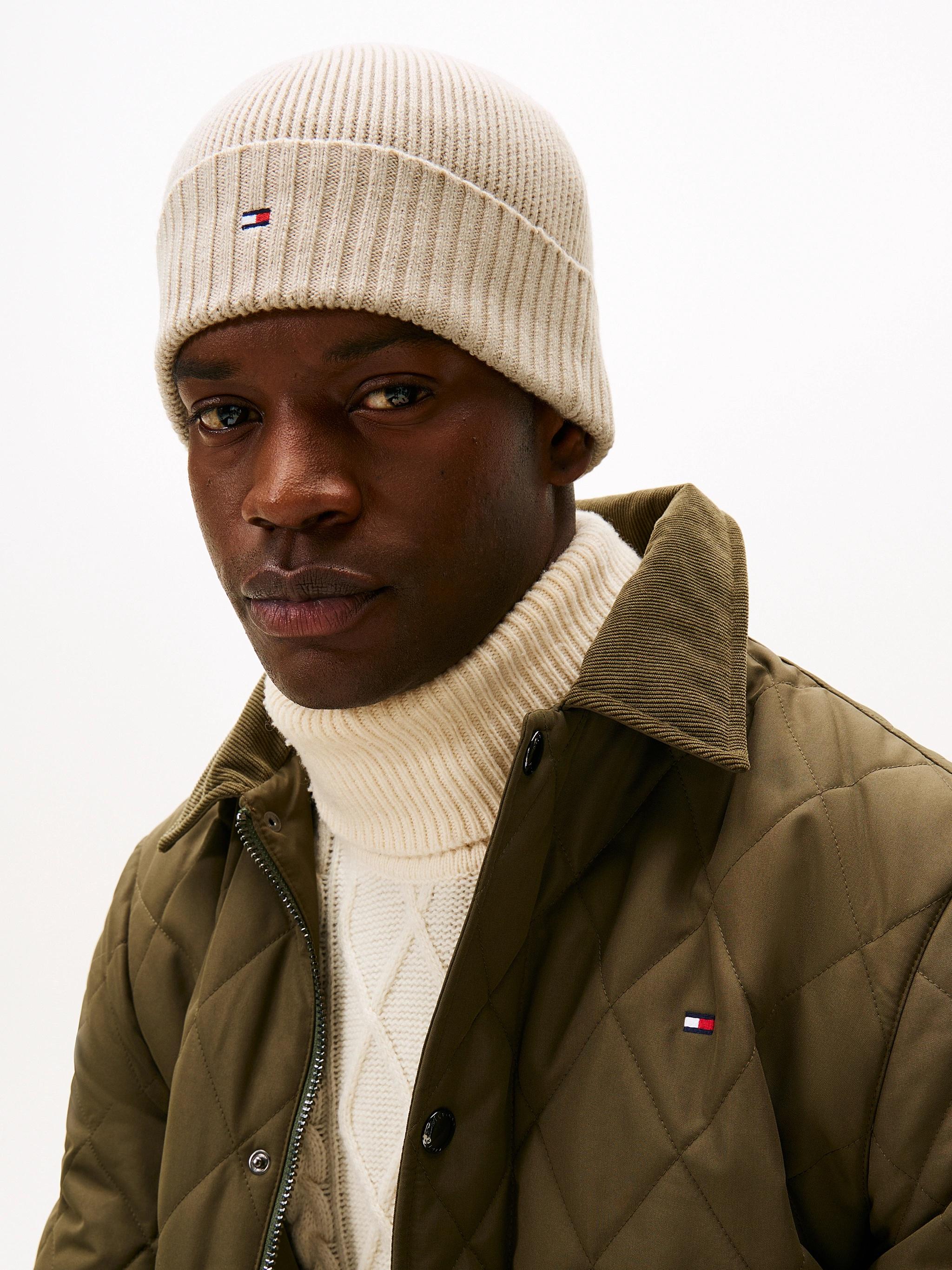 TH FLAG PIMA COTTON BEANIE AM0AM12796/ACI TOMMY JEANS