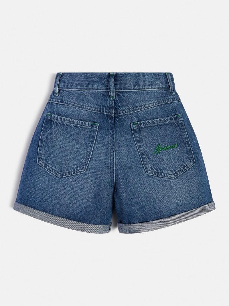 DENIM TENCEL SHORTS 