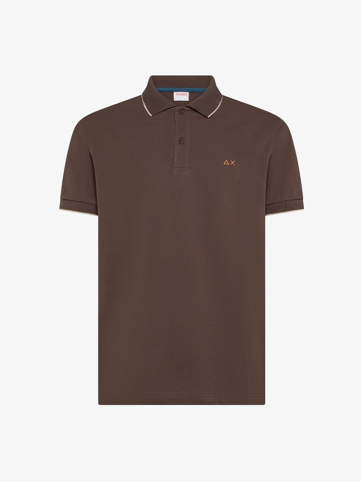 POLO SMALL STRIPE ON COLLAR S/S 