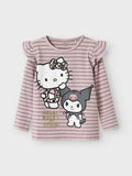 NAME.IT NMFASANNA HELLOKITTY LS TOP BOX SKY