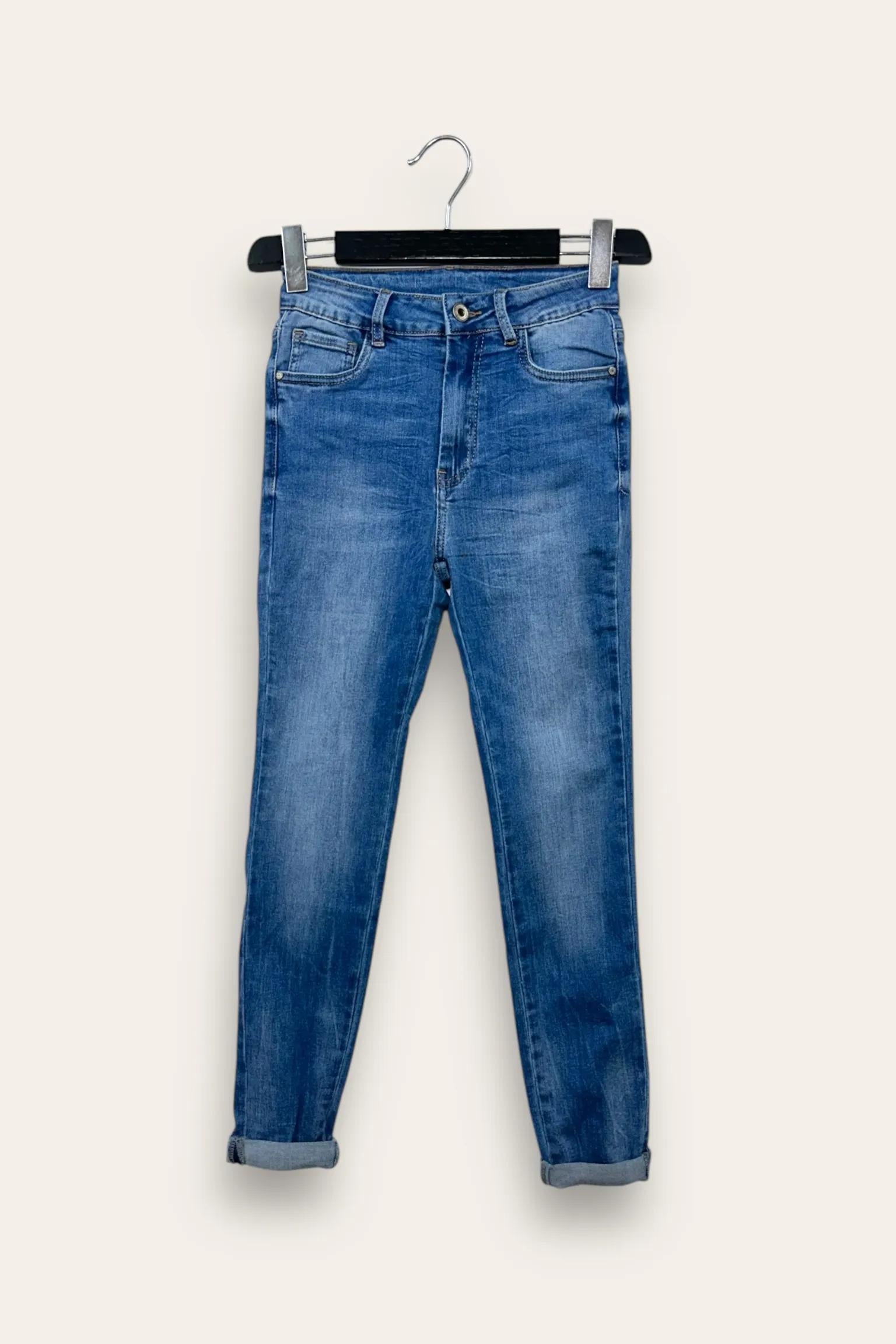 Jeans skinny TD-10667/Blue Jeans LOVEme