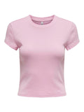 ONLY ONLELINA S/S O-NECK SHORT TOP JRS NOOS