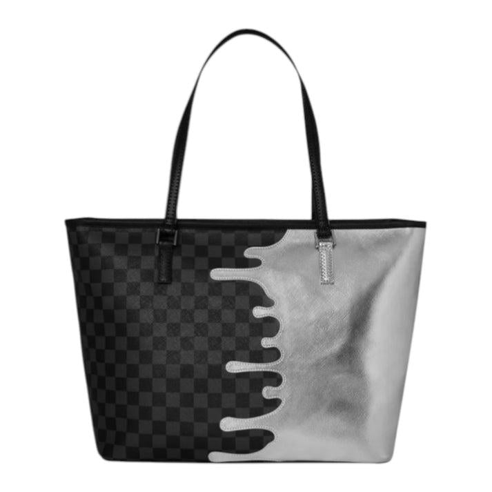 SILVER SIDE DRIP TOTE 