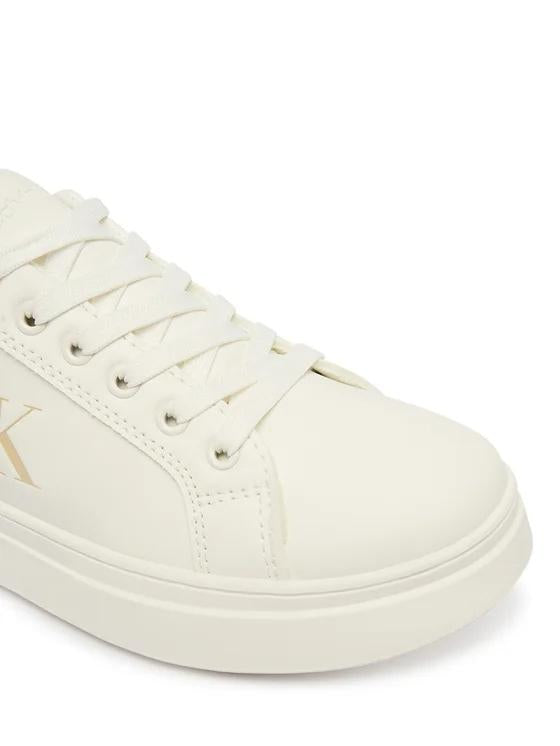 SNEAKER BASSA ALLACCIATA BIANCO/NERO 