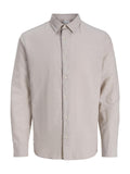JACK AND JONES JJEBREEZE LINEN BLEND SHIRT L/S SN