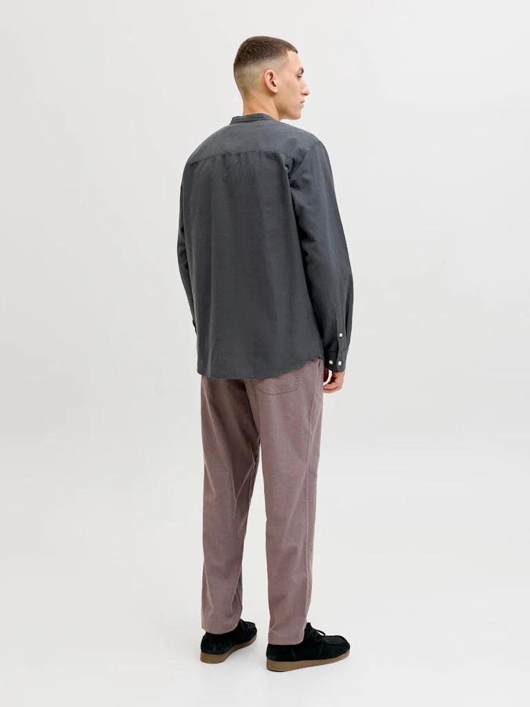JJEBREEZE LINEN BLEND BAND SHIRT L/S SN 