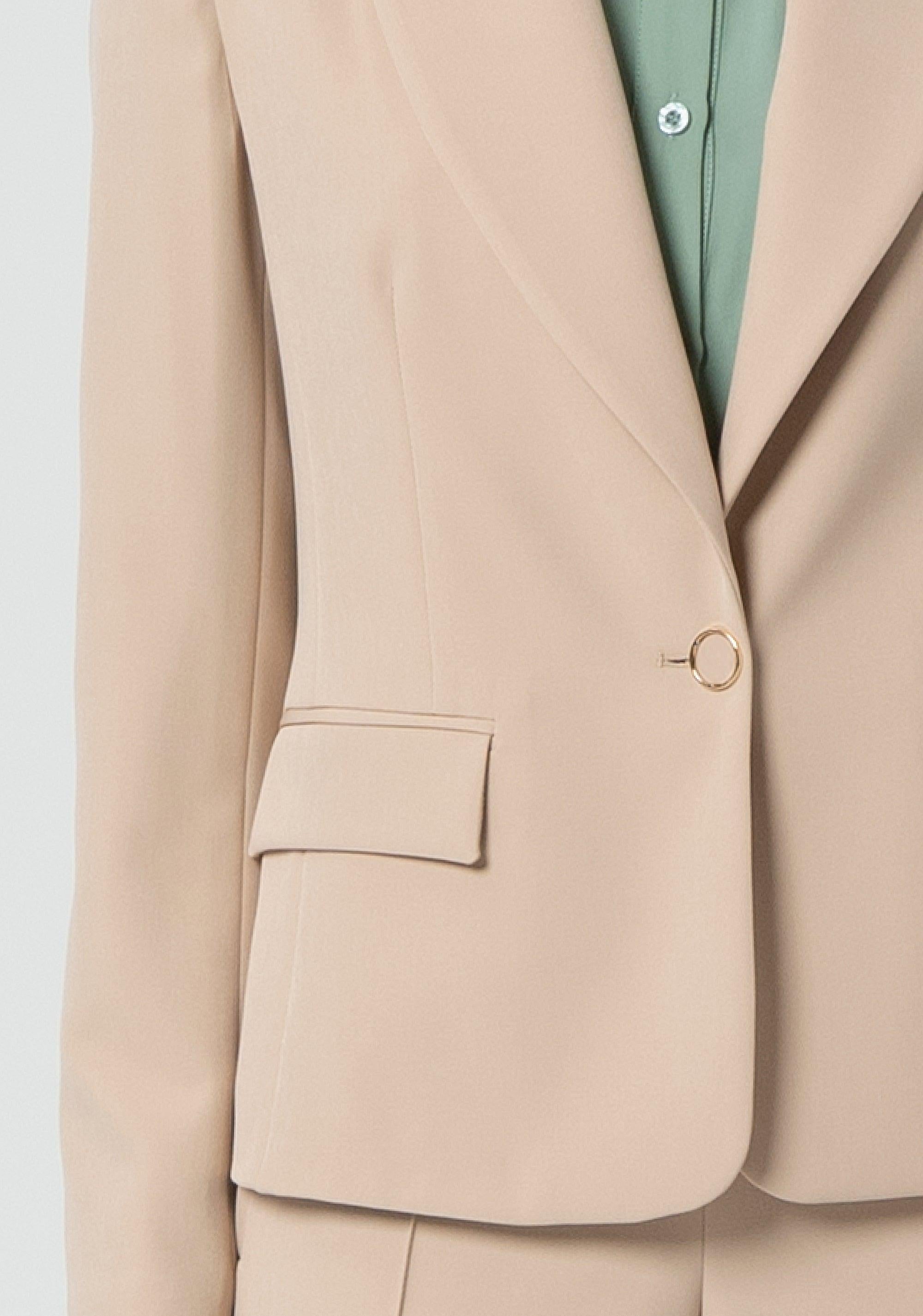 SHORT TAILOR JACKET MUD FR25SJ1001W42901/208 FRACOMINA