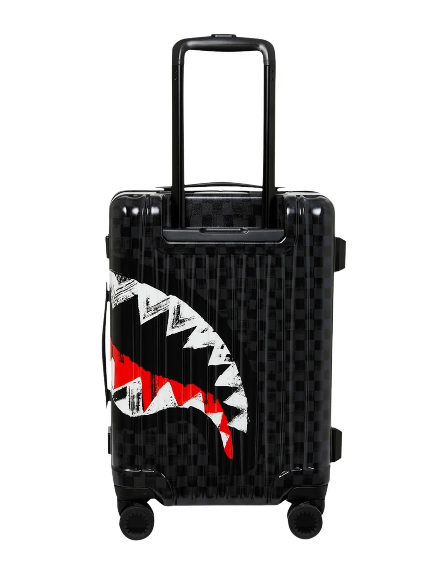 SCRIBBLE SHARK CARRY-ON LUGGAGE 910CL294NSZ/CHECK SPRAYGROUND