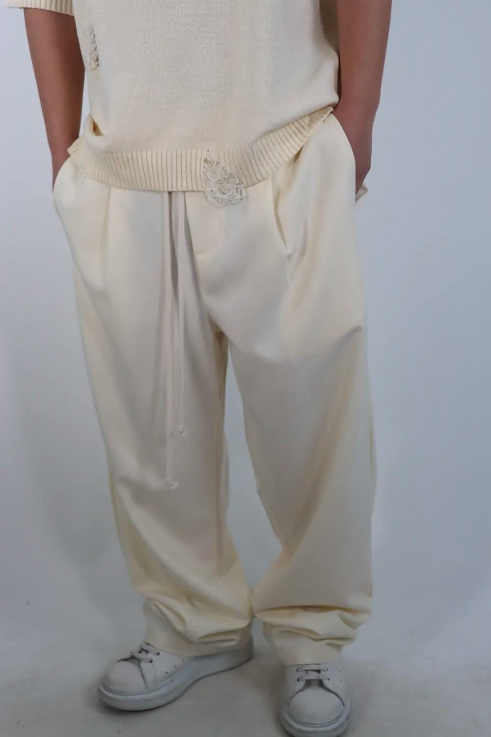 PANTALONE PALAZZO-920/PANNA PRIMID