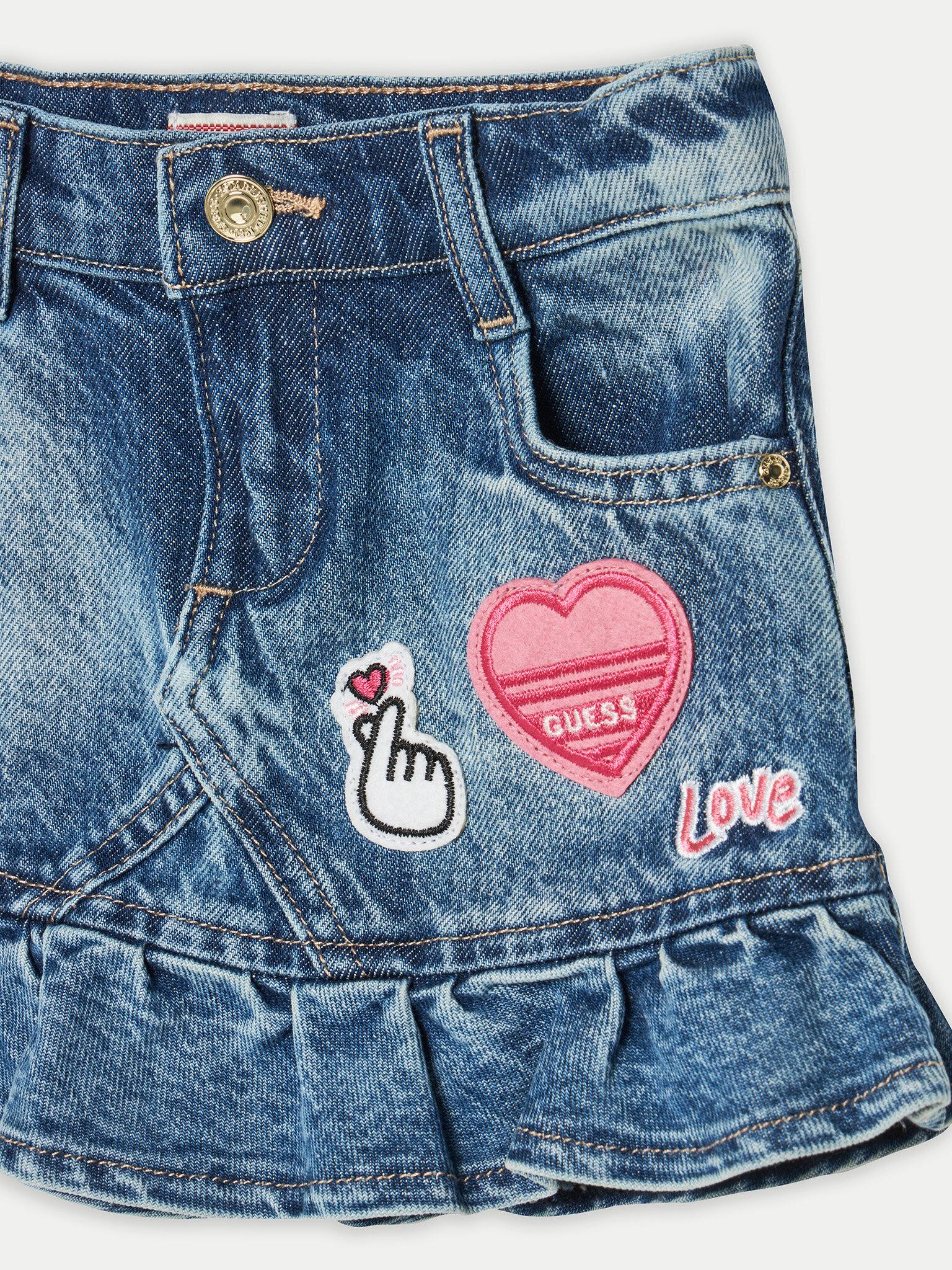 RIGID DENIM SKIRT 