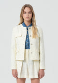 REGULAR CHANEL JACKET CREAM FR25SJ2006W763R9/108 FRACOMINA
