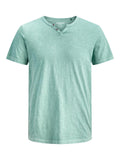 JACK AND JONES JJESPLIT NECK TEE SS NOOS