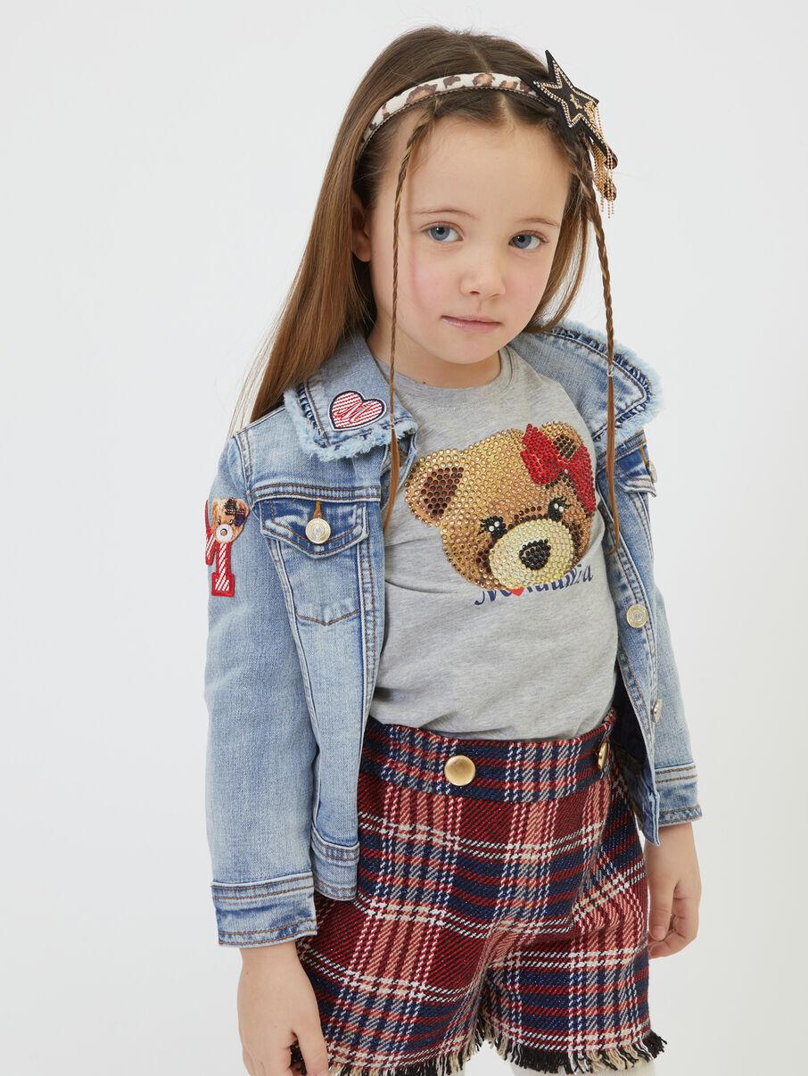 SHORTS TARTAN CHECK SCOZZ 110423 0310/4356 MONNALISA