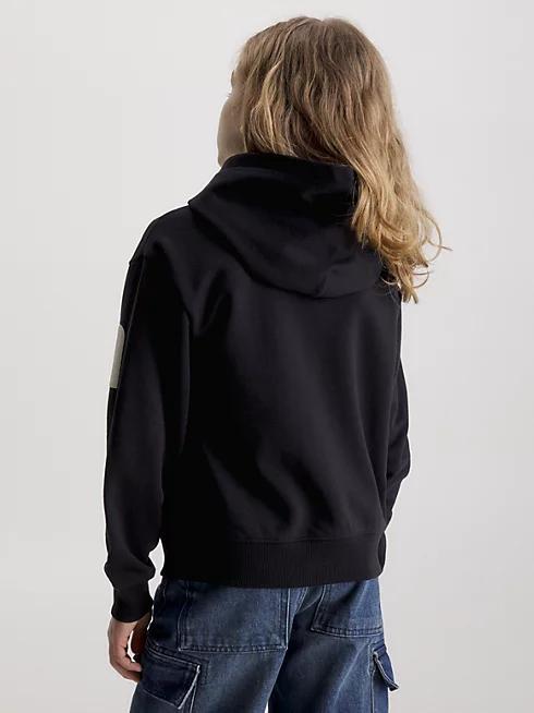 BLOWN-UP LOGO FLEECE HOODIE IB0IB01860/BEH CALVIN KLEIN JEANS