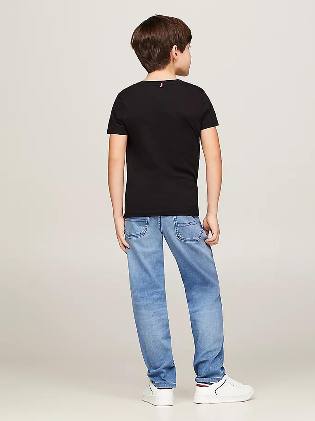 BOYS BASIC CN KNIT S/S 