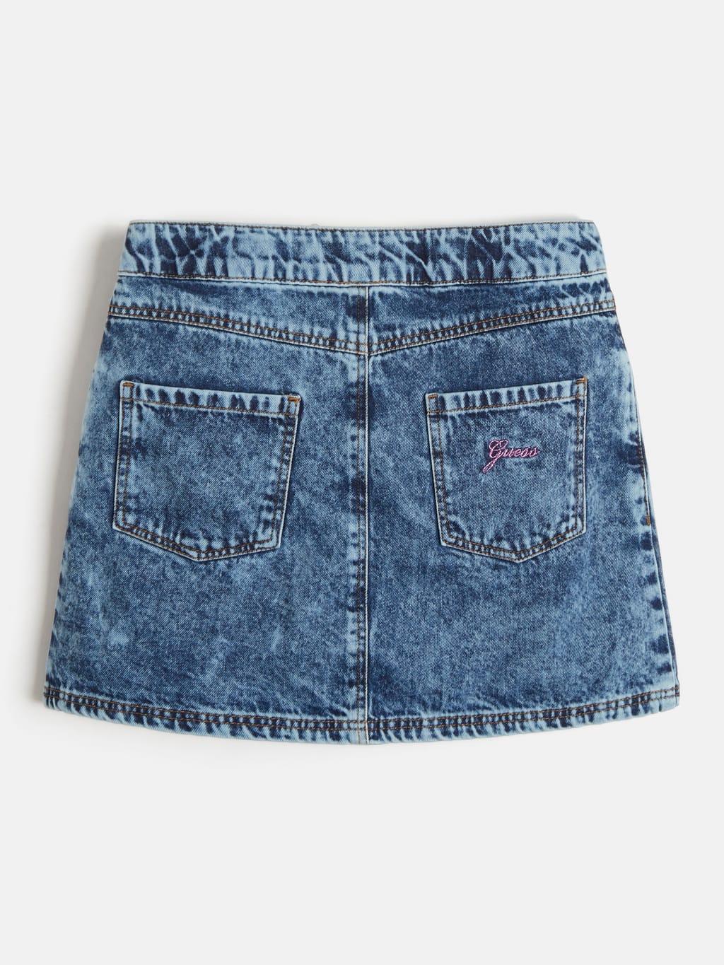 DENIM SKIRT W/ZIPPER J1RD10D49Y0/CBHS GUESS