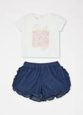 HNY COMP.T-SHIRT STP+SHORT+BOX KA3093D4619/B3765 LIU JO