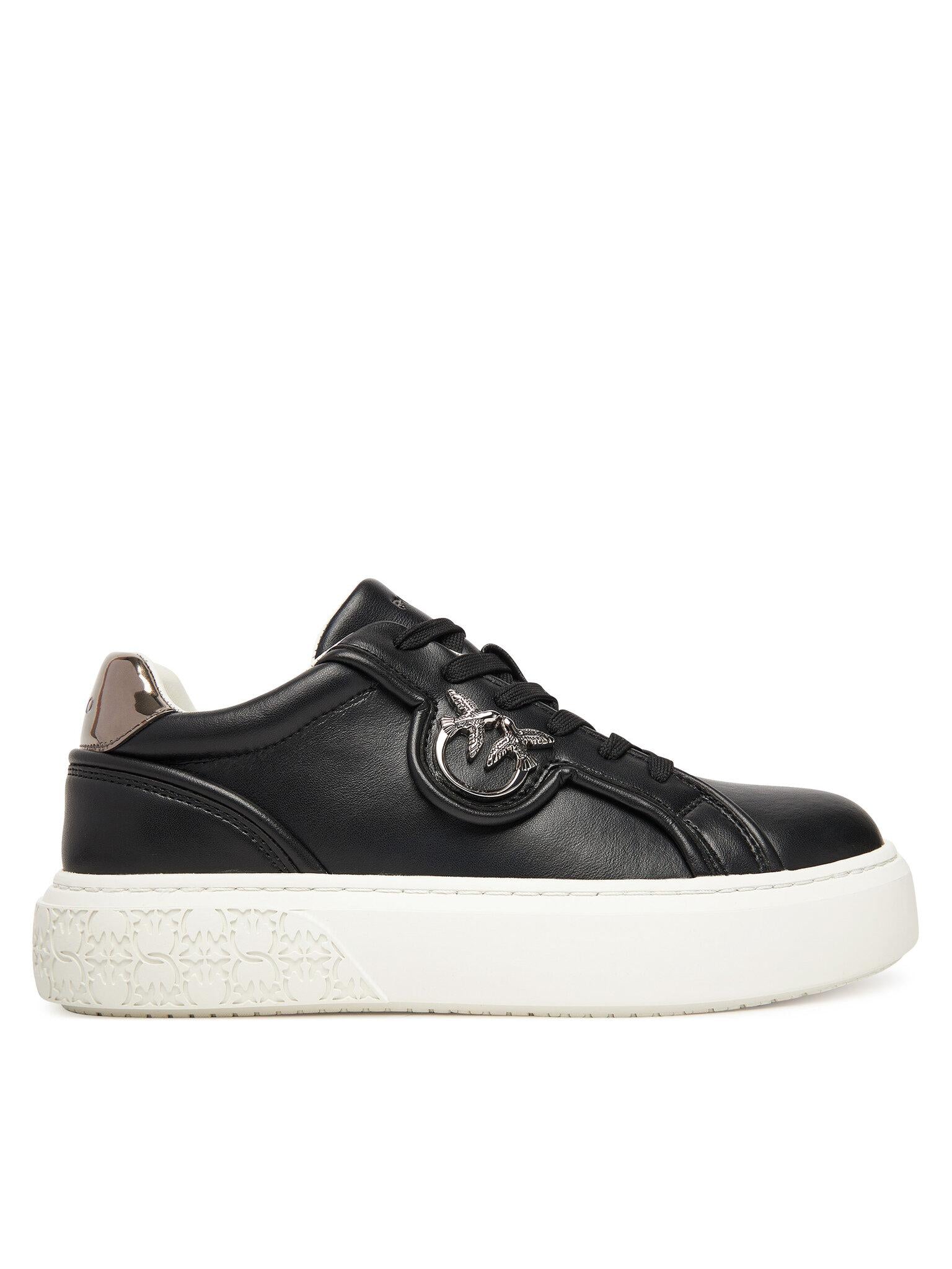 YOKO 06 - SNEAKER CALF LEATHER/SPREADING SS0041P087/Z99 PINKO