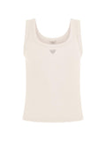 GUESS SL TRIANGLE BLING RIB TANK