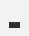 PINKO RYDER ZIP AROUND VITELLO SETA