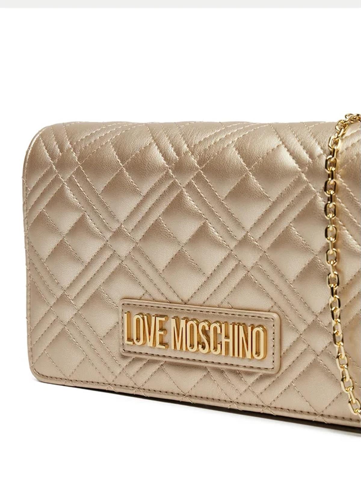 BORSA QUILTED PU METALLIC SILVER 