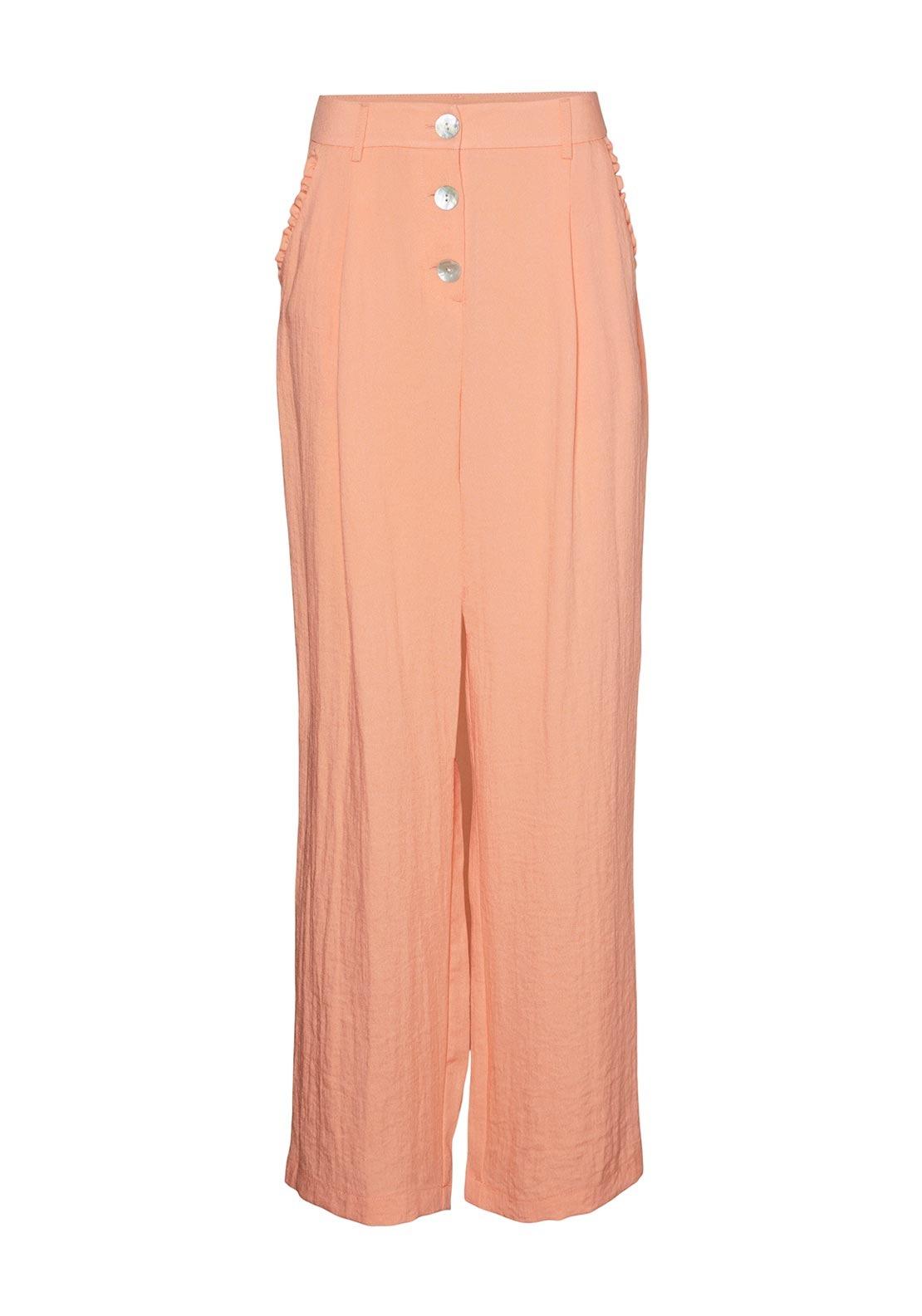 VMHIMANA HW PANTS TLR LCS 10301100/Peach Pink VERO MODA