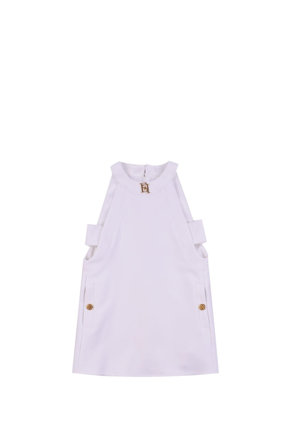 ABITO IN DOPPIO CREPE +PLACCA EFAB459 GA95 BE003/0001 ELISABETTA FRANCHI La Mia Bambina